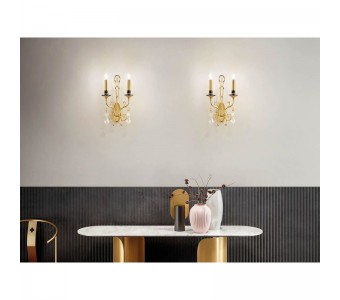 Sieninis šviestuvas 2x40W E14 ODESSA-A2-G03